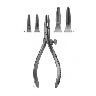 Wire Holding forceps, Flat-nosed Pliers,