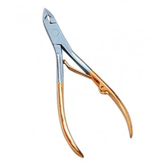 Cuticle Nipper, Half Gold