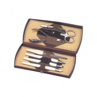 Manicure Set Leather Case