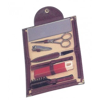 Manicure Set Leather Case