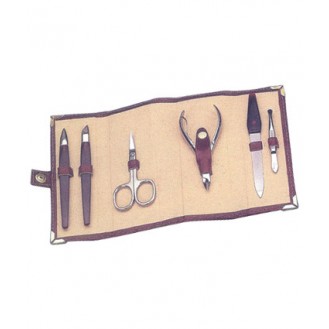 Manicure Set Leather Case